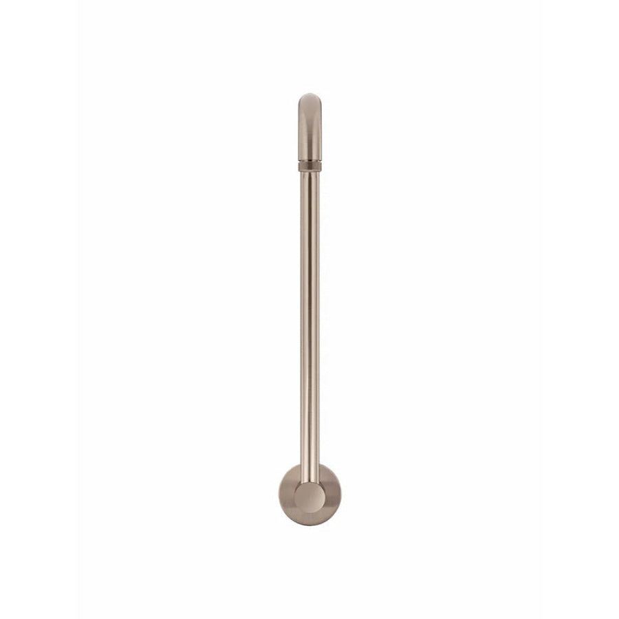 Meir Round Gooseneck High Rise Shower Arm Variant Colour Available