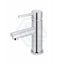 Meir Round Short Basin Mixer Polished Chrome Mixers