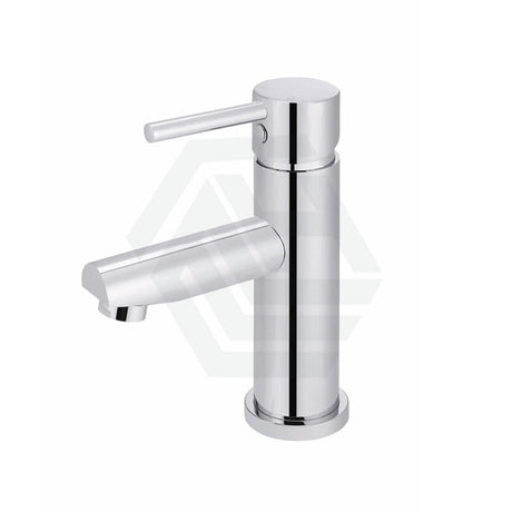 Meir Round Short Basin Mixer Polished Chrome Mixers