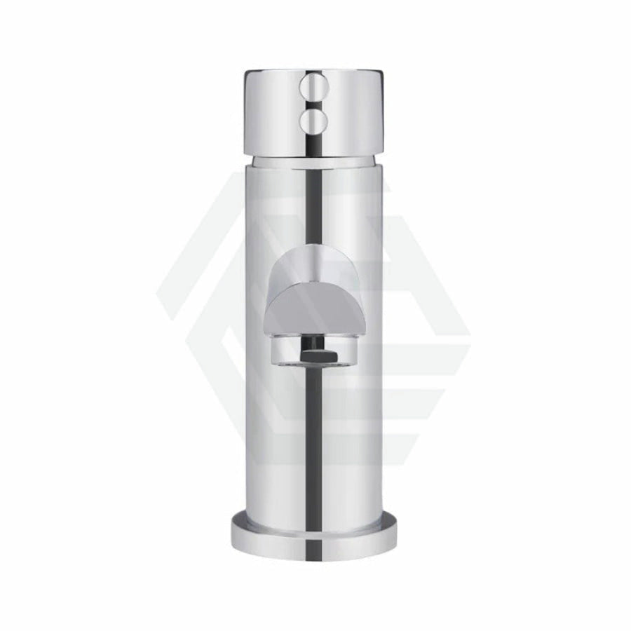 Meir Round Short Basin Mixer Polished Chrome Mixers
