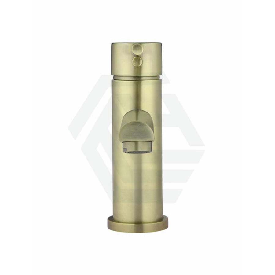 G#2(Gold) Meir Round Short Basin Mixer Pvd Tiger Bronze Mixers