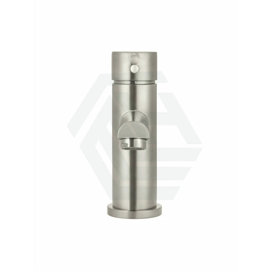 N#3(Nickel) Meir Round Short Basin Mixer Pvd Brushed Nickel Mixers