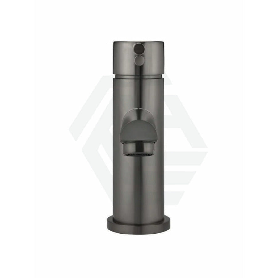 M#3(Gunmetal Grey) Meir Round Short Basin Mixer Pvd Shadow Gunmetal Gun Metal Mixers