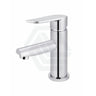 Meir Round Paddle Short Basin Mixer Polished Chrome Mixers