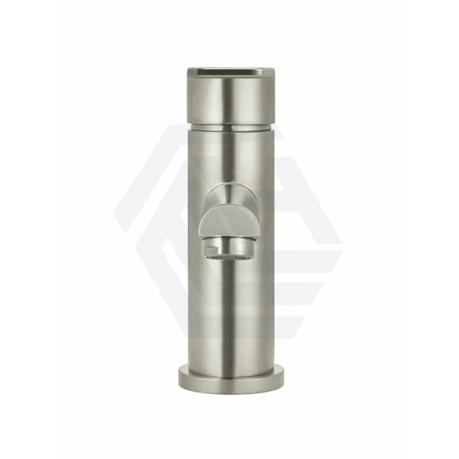 N#3(Nickel) Meir Round Paddle Short Basin Mixer Pvd Brushed Nickel Mixers