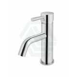 Meir Polished Chrome Round Curved Basin Mixer Solid Brass Short Mixers