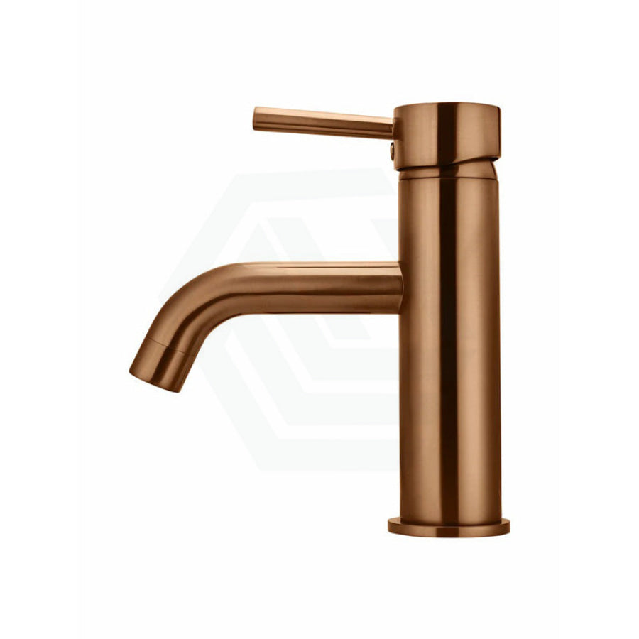 Meir Round Curved Basin Mixer Solid Brass Variant Colour Available