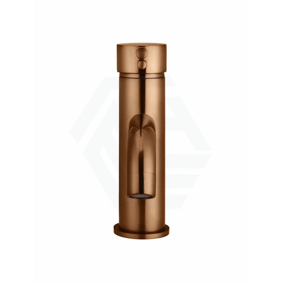 Meir Round Curved Basin Mixer Solid Brass Variant Colour Available