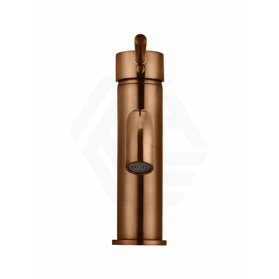 Meir Round Curved Basin Mixer Solid Brass Variant Colour Available