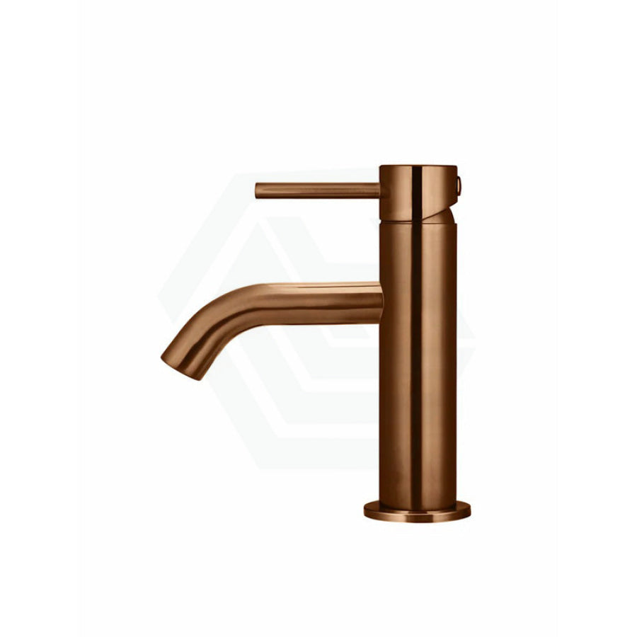 Meir Piccola Short Basin Mixer Tap Solid Brass Variant Colour Available