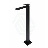 Meir Square Floor Freestanding Bath Mixer Matt Black