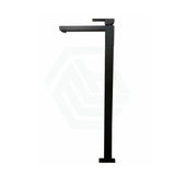 Meir Square Floor Freestanding Bath Mixer Matt Black