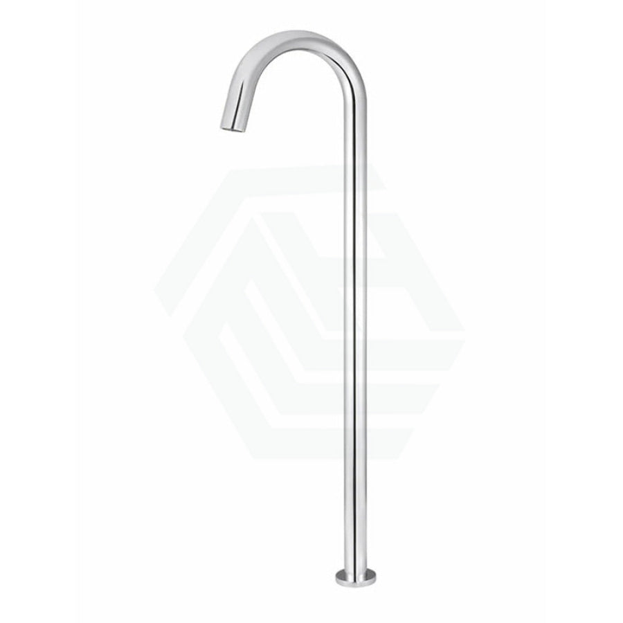Meir Round Freestanding Bath Spout Solid Brass Multi-Colour Polished Chrome Floor Mounted Mixers