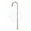 Meir Round Freestanding Bath Spout Solid Brass Multi-Colour Brushed Nickel Floor Mounted Mixers