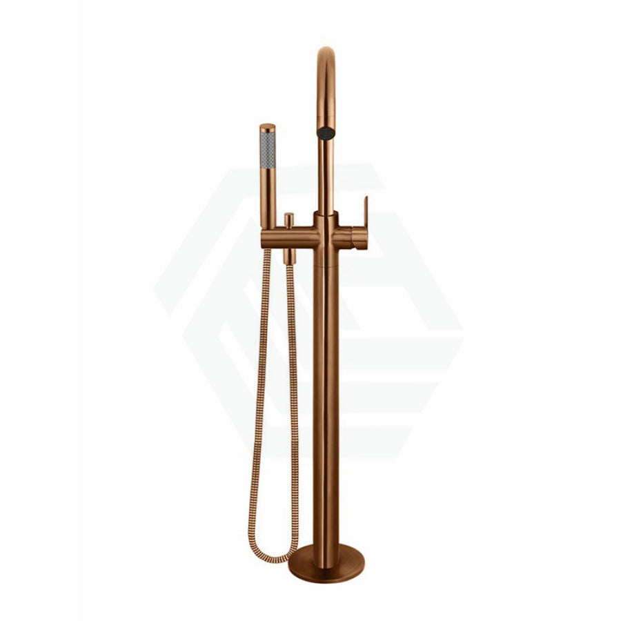 Meir Round Paddle Freestanding Bath Spout and Hand Shower Variant Colour Available