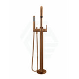 Meir Round Paddle Freestanding Bath Spout and Hand Shower Variant Colour Available