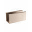 Meir Glass Fixing U Bracket Solid Brass Variant Colour Available Champagne Brackets