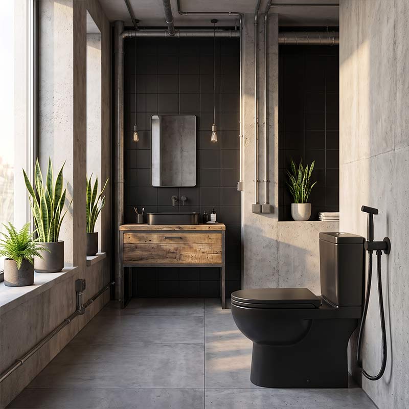 Meir Solid Stainless Steel Bidet Spray with Mixer In-wall Body Included - Various Colours