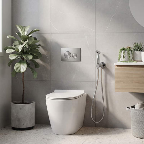 Meir Solid Stainless Steel Bidet Spray with Mixer In-wall Body Included - Various Colours