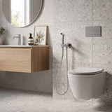 Meir Solid Stainless Steel Bidet Spray with Mixer In-wall Body Included - Various Colours