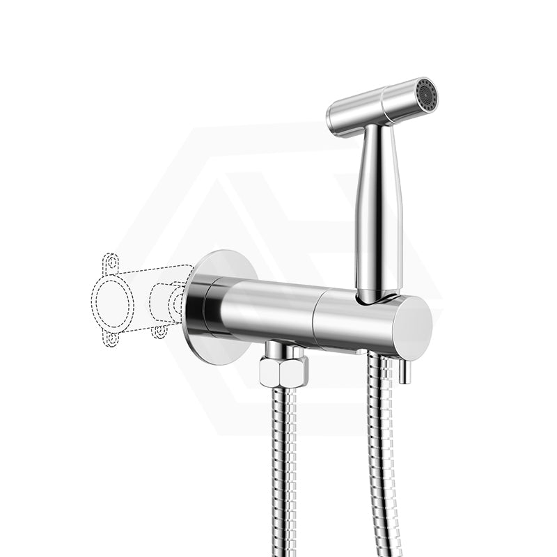 Meir Solid Stainless Steel Bidet Spray with Mixer In-wall Body Included - Various Colours