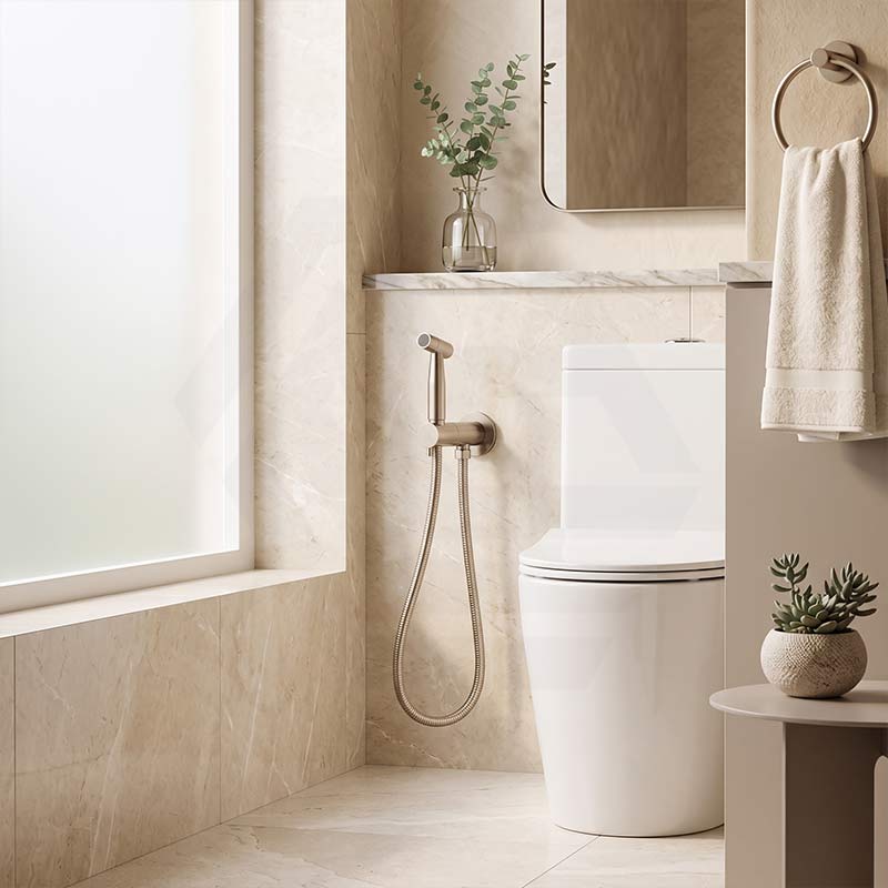 Meir Solid Stainless Steel Bidet Spray with Mixer In-wall Body Included - Various Colours