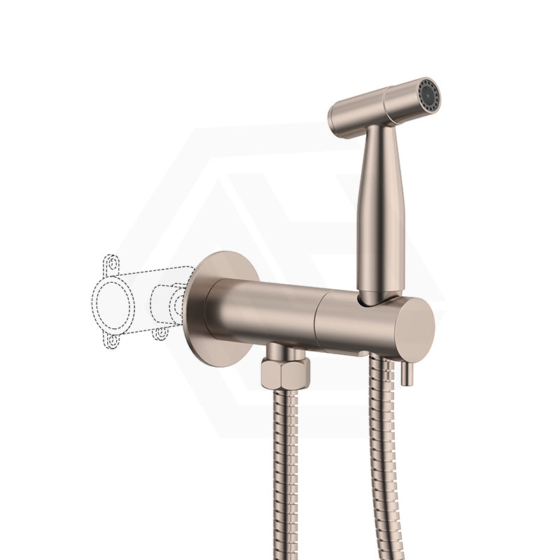 Meir Solid Stainless Steel Bidet Spray with Mixer In-wall Body Included - Various Colours