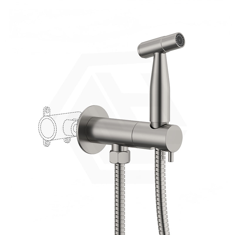 Meir Solid Stainless Steel Bidet Spray with Mixer In-wall Body Included - Various Colours