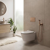 Meir Solid Stainless Steel Bidet Spray with Mixer In-wall Body Included - Various Colours