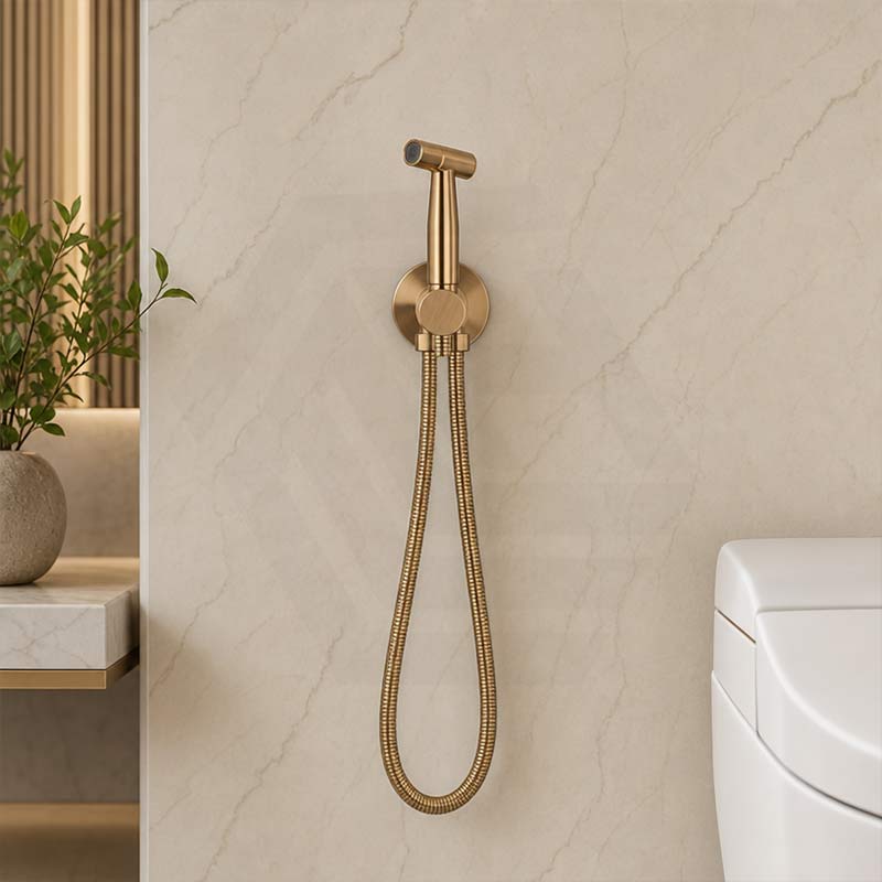 Meir Solid Stainless Steel Bidet Spray with Mixer In-wall Body Included - Various Colours