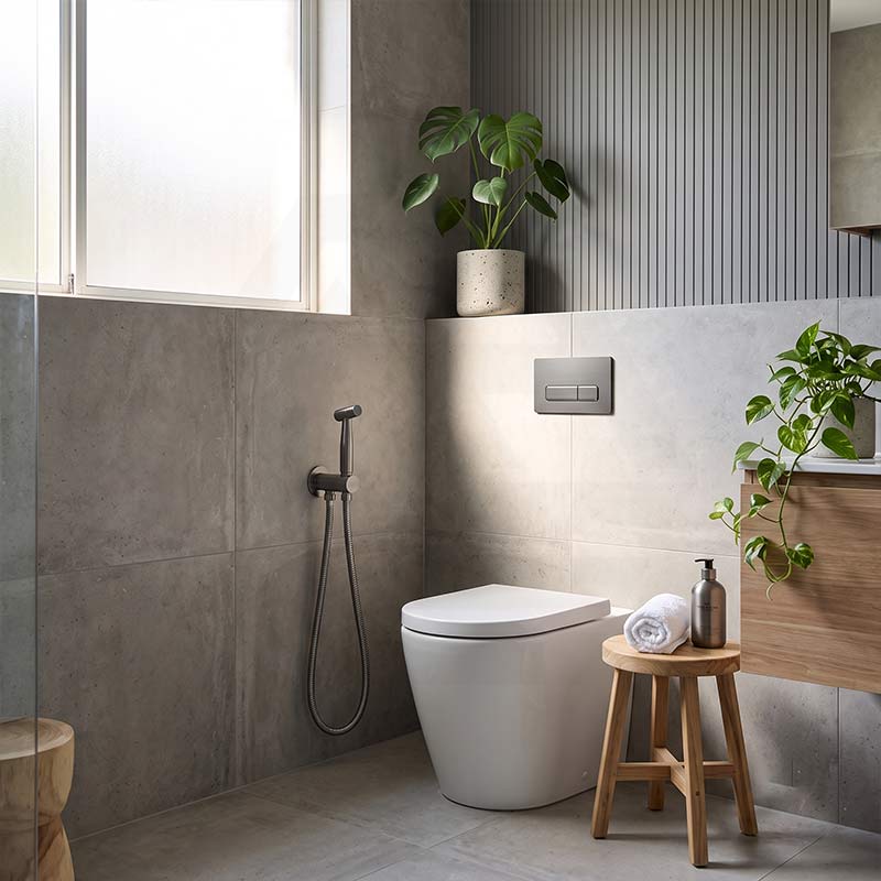 Meir Solid Stainless Steel Bidet Spray with Mixer In-wall Body Included - Various Colours