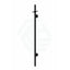 Meir 1000Mm Round Vertical Single Heated Towel Rail Variant Colour Available Matt Black Rails