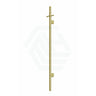 Meir 1000Mm Round Vertical Single Heated Towel Rail Variant Colour Available G#2(Gold) Rails