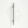 Meir 1000mm Round Vertical Single Heated Towel Rail Variant Colour Available