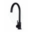 Meir Gooseneck Round 360 Degree Swivel Kitchen Mixer Tap Variant Colour Available Matt Black Sink