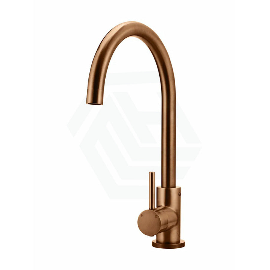 Meir Gooseneck Round 360 Degree Swivel Kitchen Mixer Tap Variant Colour Available