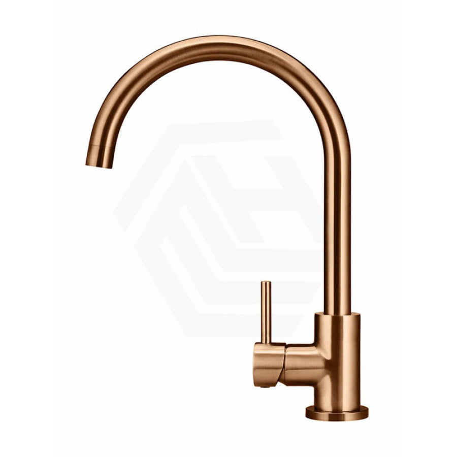 Meir Gooseneck Round 360 Degree Swivel Kitchen Mixer Tap Variant Colour Available