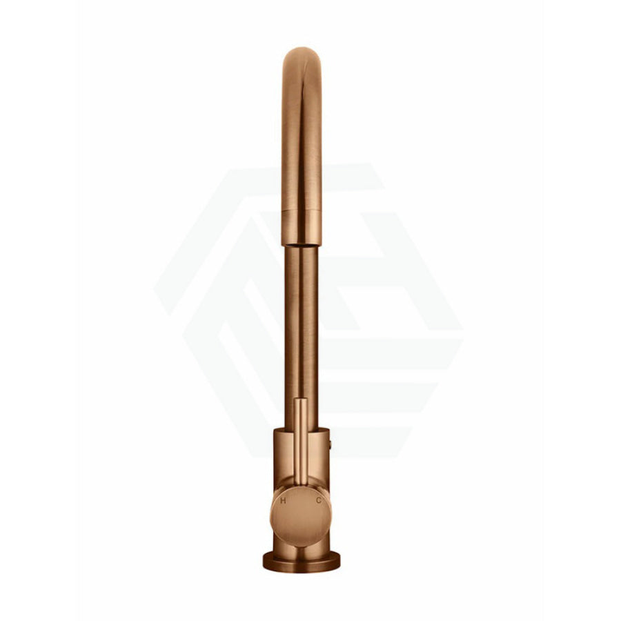Meir Gooseneck Round 360 Degree Swivel Kitchen Mixer Tap Variant Colour Available