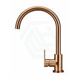Meir Round Gooseneck 360 Degree Swivel Kitchen Mixer Tap With Paddle Handle Variant Colour Available