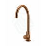Meir Round Gooseneck 360 Degree Swivel Kitchen Mixer Tap With Pinless Handle Variant Colour Available