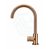 Meir Round Gooseneck 360 Degree Swivel Kitchen Mixer Tap With Pinless Handle Variant Colour Available