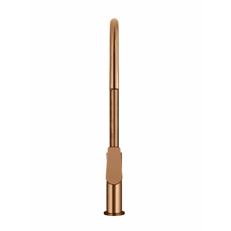 Meir Piccola Round Pull Out Kitchen Mixer Tap With Paddle Handle Variant Colour Available