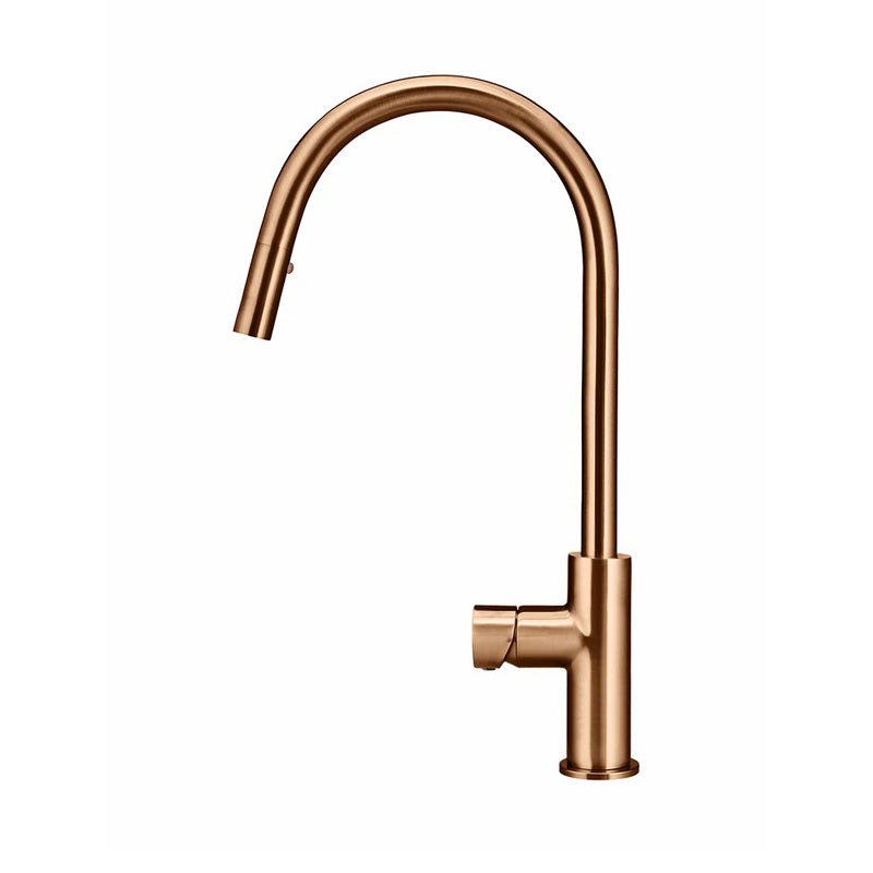 Meir Round Pinless Piccola 360 Degree Swivel Pull Out Kitchen Mixer Tap Variant Colour Available