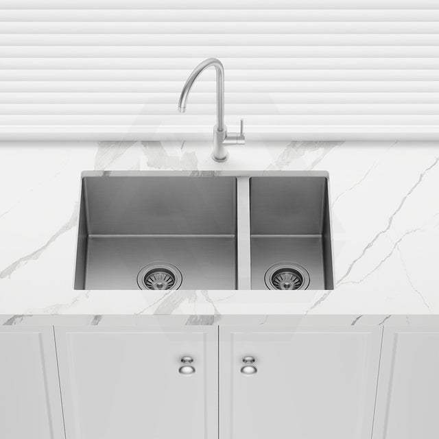 Meir Lavello 670x440x200mm Stainless Steel One & Half Bowl Kitchen Sink Top/Flush/Under Mount Variant Colour Available