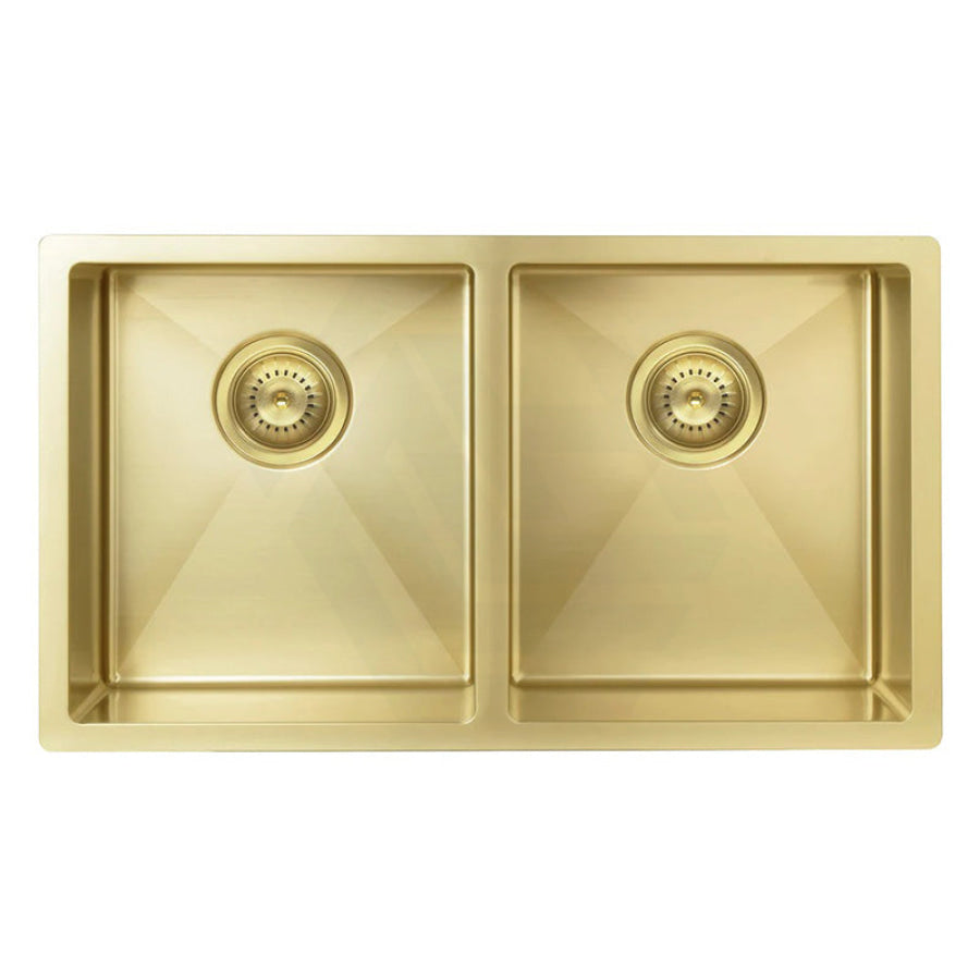 Meir Lavello 760x440x200mm Stainless Steel Double Bowl Kitchen Sink Top/Flush/Under Mount Variant Colour Available