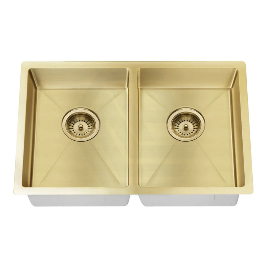 Meir Lavello 760x440x200mm Stainless Steel Double Bowl Kitchen Sink Top/Flush/Under Mount Variant Colour Available