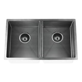 Meir Lavello 760x440x200mm Stainless Steel Double Bowl Kitchen Sink Top/Flush/Under Mount Variant Colour Available
