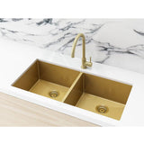 Meir 860x440x200mm Stainless Steel Double Bowl Kitchen Sink Top/Flush/Under Mount Variant Colour Available