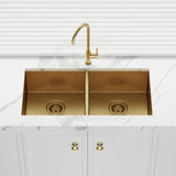 Meir 860x440x200mm Stainless Steel Double Bowl Kitchen Sink Top/Flush/Under Mount Variant Colour Available
