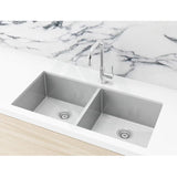 Meir 860x440x200mm Stainless Steel Double Bowl Kitchen Sink Top/Flush/Under Mount Variant Colour Available